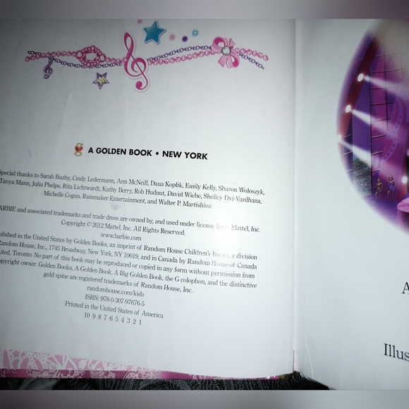 Barbie The Princess & The Popstar book - Picture 3 of 4